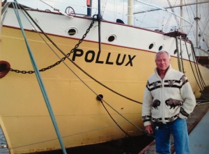 "Pollux" moored at the formerly Ships Wharf NDSM-Amsterdam 